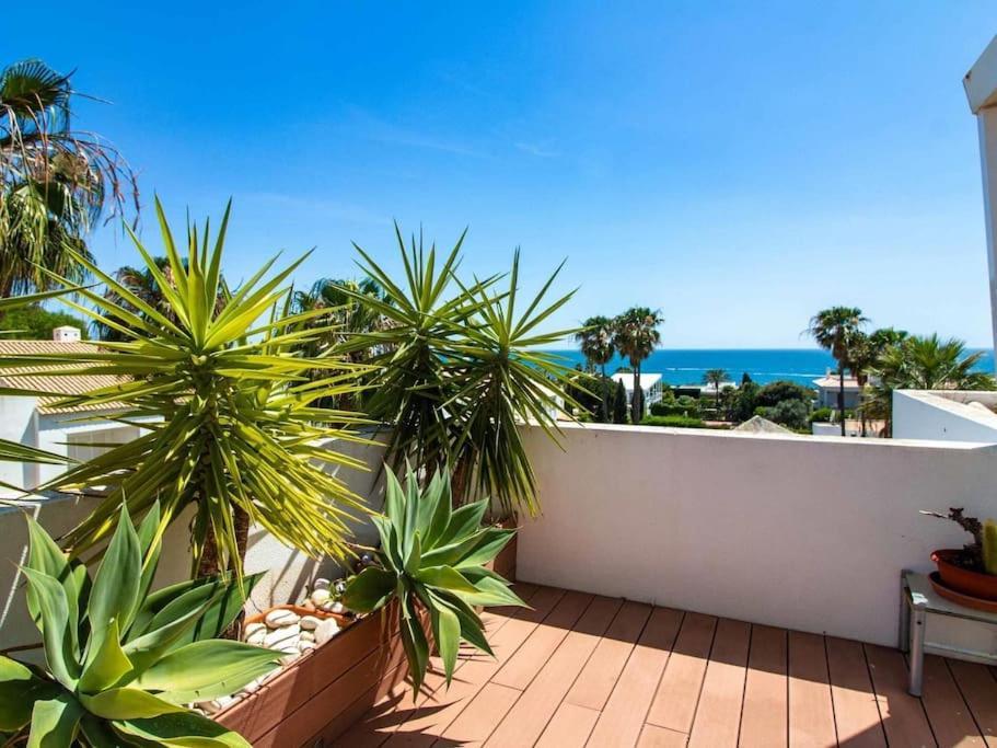 Dunas Salgados House - Sea View & Garage & Bbq & Salgados Beach Albufeira Exteriör bild